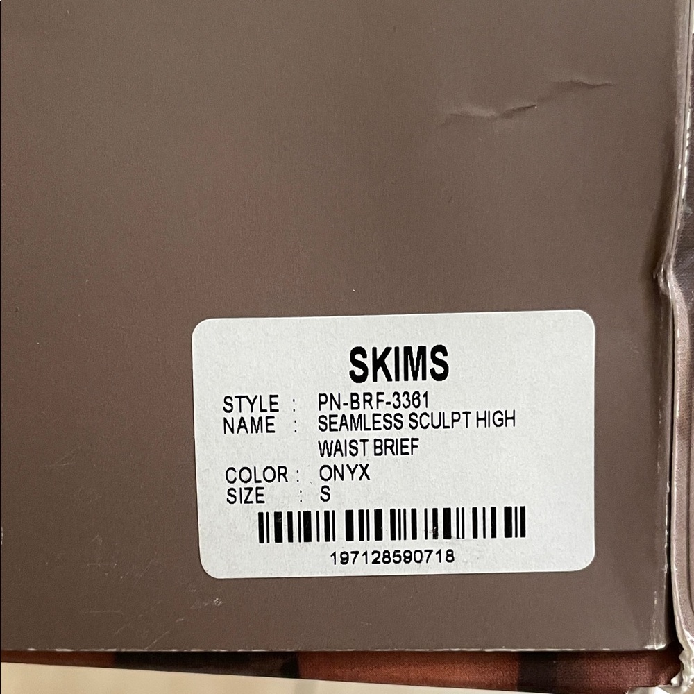SKIMS Onyx High Waist Brief